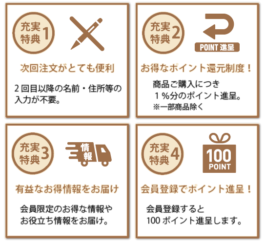 充実特典